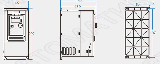 Преобразователь частоты WECON VB-4T004GB/5R5PB