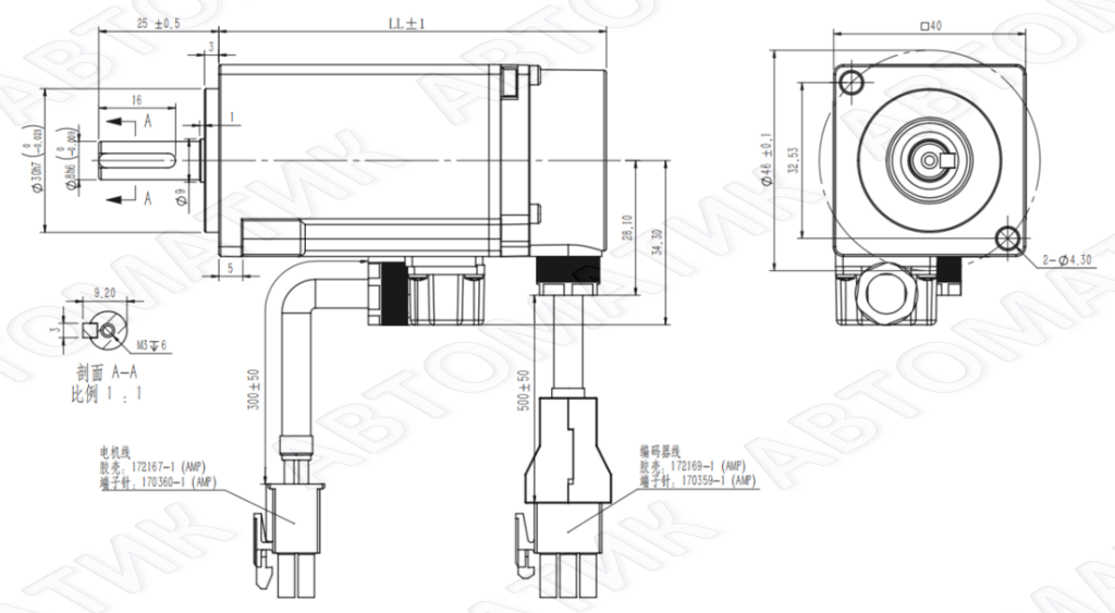 Мотор WECON WD40M-01030S-C1G