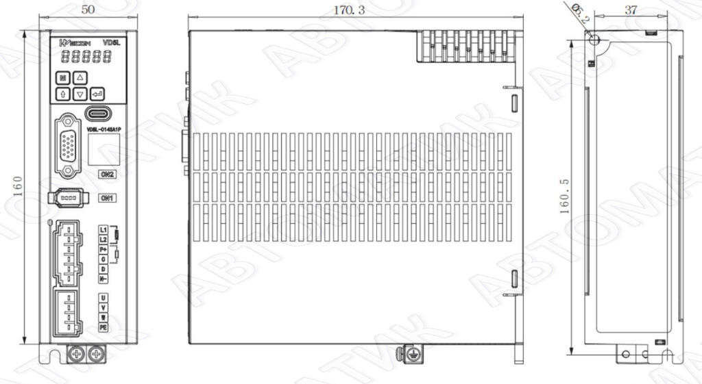 Сервопривод WECON VD5L-014SA1P