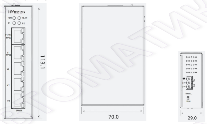 Коммутатор EtherNET SW05E