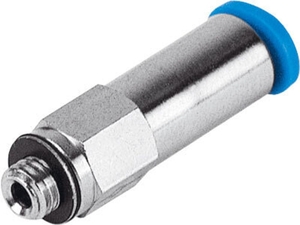 QSK-M5-6 Цанговый штуцер с резьбой, самозапирающийся